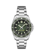 Titanium Automatic Diver's Watch, Green, Titanium - TESEI TITANIUM AUTOMATIC - SP-5084-77