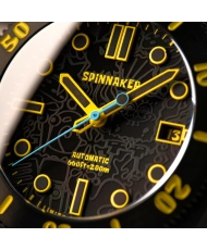 Noir - HULL DIVER AUTOMATIC SPONGEBOB SQUAREPANTS LIMITED EDITION - SP-5147-01 de la marque SPINNAKER