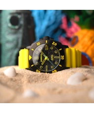 Montre de plongée Automatique en Silicone, Jaune, Noir - HULL DIVER AUTOMATIC SPONGEBOB SQUAREPANTS LIMITED EDITION - SP-5147-01