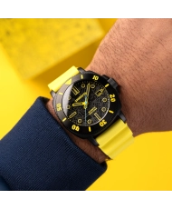 Montre de plongée Automatique en Silicone, Jaune, Noir - HULL DIVER AUTOMATIC SPONGEBOB SQUAREPANTS LIMITED EDITION - SP-5147-01