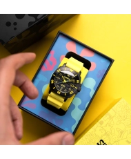 Montre de plongée Automatique en Silicone, Jaune, Noir - HULL DIVER AUTOMATIC SPONGEBOB SQUAREPANTS LIMITED EDITION - SP-5147-01