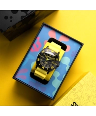 Montre de plongée Automatique en Silicone, Jaune, Noir - HULL DIVER AUTOMATIC SPONGEBOB SQUAREPANTS LIMITED EDITION - SP-5147-01