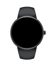 Montre connectée en Silicone, Noir - AMOLED DIAMOND - SW092A