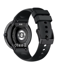 Montre connectée en Silicone, Noir - AMOLED DIAMOND - SW092A