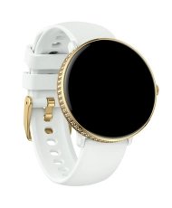 Montre connectée en Silicone, Doré, Noir, Blanc - AMOLED DIAMOND - SW092B