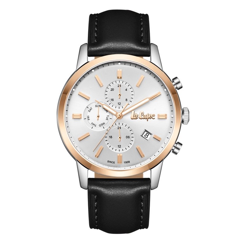 Montre Multifonction en Cuir