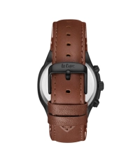 Montre Multifonction en Cuir, Noir, Camel - LC07992.658