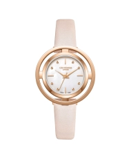 Montre Quartz en Cuir