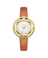 Montre Quartz en Cuir