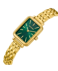 Montre Quartz en Métal, Doré, Vert - LC08121.170