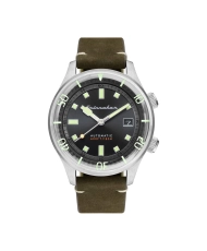 Photo de face de cette Montre Homme en Gris, Noir, Vert BRADNER - SPINNAKER | SP-5062-02