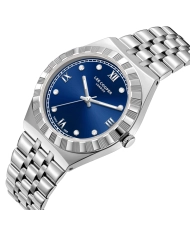 Montre Quartz en Métal, Bleu, Argenté - LC08059.390