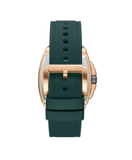 Montre Quartz en Silicone, Vert, Rose Doré - LC08081.477