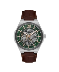 Montre Squelette Automatique en Cuir