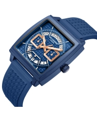 Montre Multifonction en Silicone, Bleu - LC08065.999