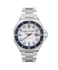 Foto 2 de este Reloj de Buceo para Hombre en Acero Inoxidable Blanco, Gris DUMAS AUTOMATIC - SPINNAKER | SP-5081-HH