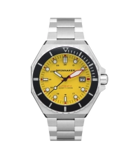 Photo 2 of this DUMAS AUTOMATIC - SPINNAKER | SP-5081-II Grey, Yellow Stainless Steel Men's Diving Watch