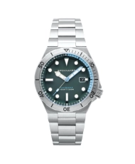 Photo 2 of this BOETTGER AUTOMATIC - SPINNAKER | SP-5083-EE Men's Diving Watch in Stainless Steel Grey, Green