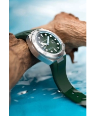 Photo 7 of this BOETTGER AUTOMATIC - SPINNAKER | SP-5083-EE Men's Diving Watch in Grey, Green Stainless Steel