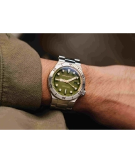 Photo 6 of this BOETTGER AUTOMATIC - SPINNAKER | SP-5083-FF Men's Diving Watch in Grey, Green Stainless Steel