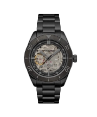 Photo 2 of this MIDCROFT Black Stainless Steel Men's Watch - SPINNAKER | SP-5095-55