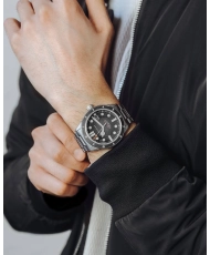 Photo 6 of this NEW CAHILL - SPINNAKER Men's Diving Watch in Grey, Black Stainless Steel | SP-5096-11