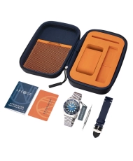 Photo 9 of this SPENCE - SPINNAKER Men's Blue Stainless Steel Diving Watch | SP-5097-22