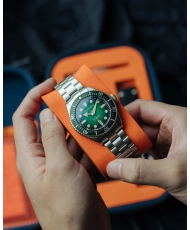 Photo 4 de cette Montre de plongée Homme en Acier inoxydable Gris, Vert SPENCE - SPINNAKER | SP-5097-44