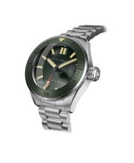 Photo 2 of this NEW PICCARD - SPINNAKER Men's Stainless Steel Grey, Green Diving Watch | SP-5098-11