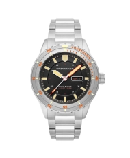 Photo 2 de cette Montre de plongée Homme en Acier inoxydable Gris, Noir HASS - SPINNAKER | SP-5099-11