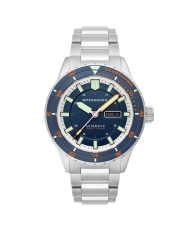 Photo 2 de cette Montre de plongée Homme en Acier inoxydable Bleu, Gris HASS - SPINNAKER | SP-5099-44