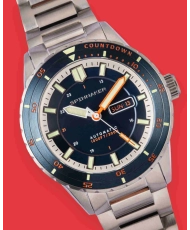 Foto 6 de este Reloj de Buceo para Hombre en Acero Inoxidable Azul, Gris HASS - SPINNAKER | SP-5099-44