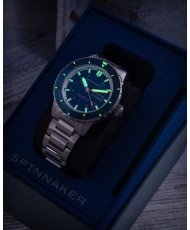 Foto 9 de este Reloj de Buceo para Hombre en Acero Inoxidable Azul, Gris HASS - SPINNAKER | SP-5099-44