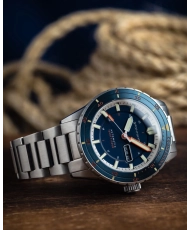 Foto 11 dieser Herren-Taucheruhr aus blauem Edelstahl und grauem HASS - SPINNAKER | SP-5099-44