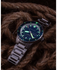 Photo 13 de cette Montre de plongée Homme en Acier inoxydable Bleu, Gris HASS - SPINNAKER | SP-5099-44