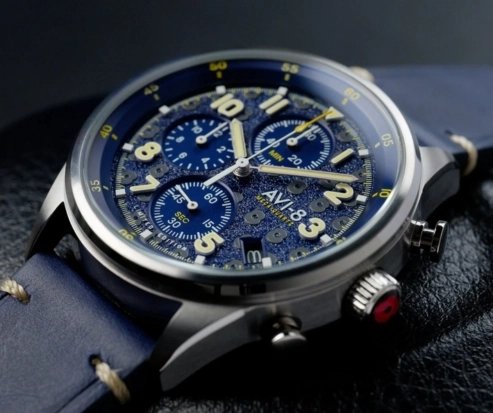 Montre bleue