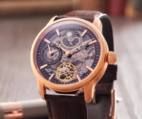 Montre squelette homme