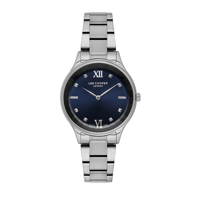 Montre quartz  en métal, bleu,argenté - LC07113.390 de la marque LEE COOPER LONDON