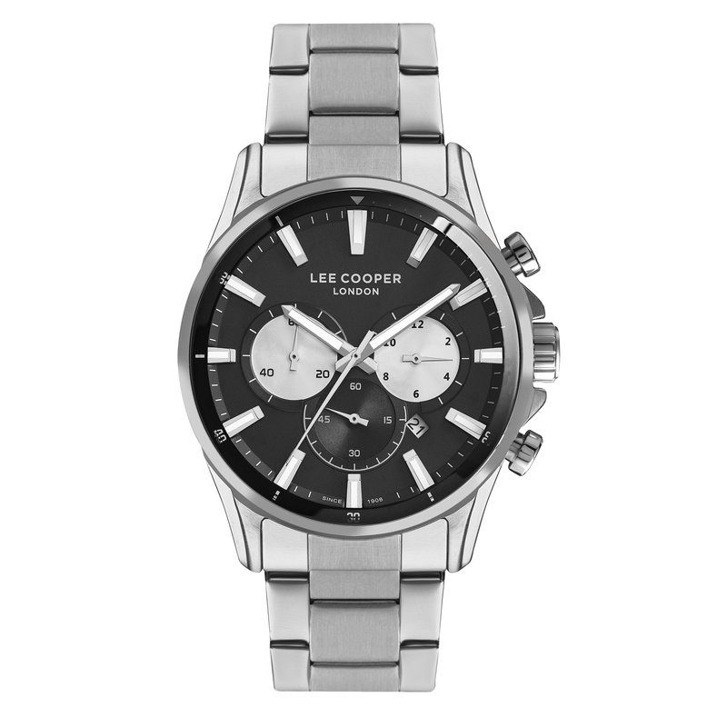 Montre quartz  en métal, noir,argenté - LC07167.350 de la marque LEE COOPER LONDON