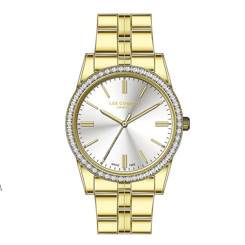 Women's Quartz Watch in Metal, Silver, Gold - LC07679.130 - LEE COOPER