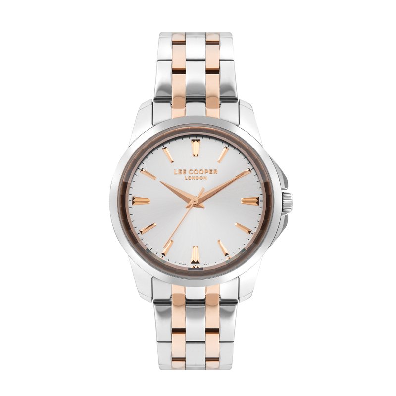 Montre quartz  en métal, argenté,rose doré - LC07683.530 de la marque LEE COOPER LONDON