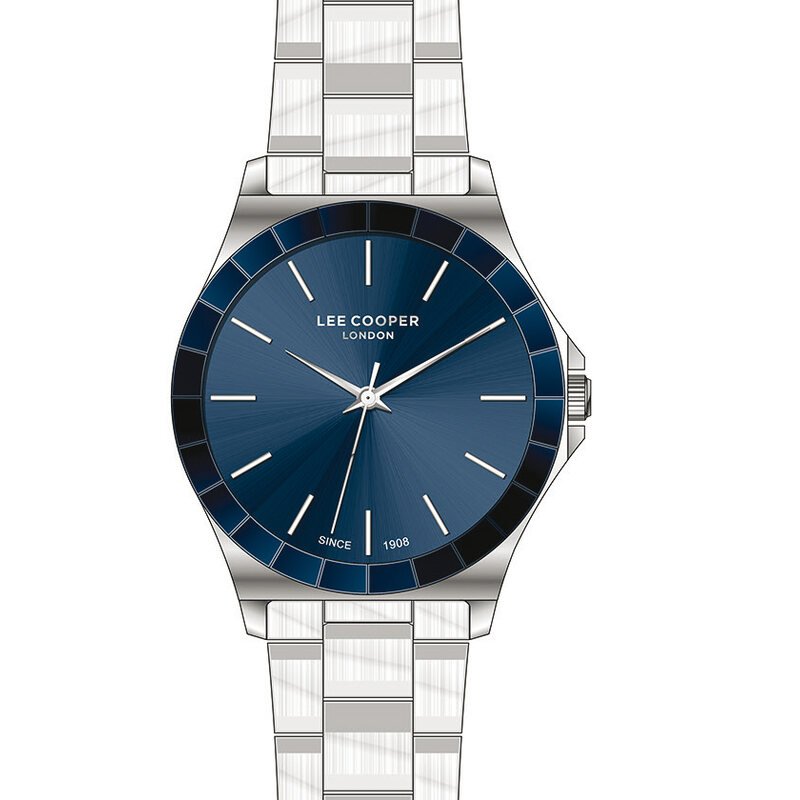 Montre Femme Quartz en Métal, Bleu, Argenté - LC07686.390 - LEE COOPER