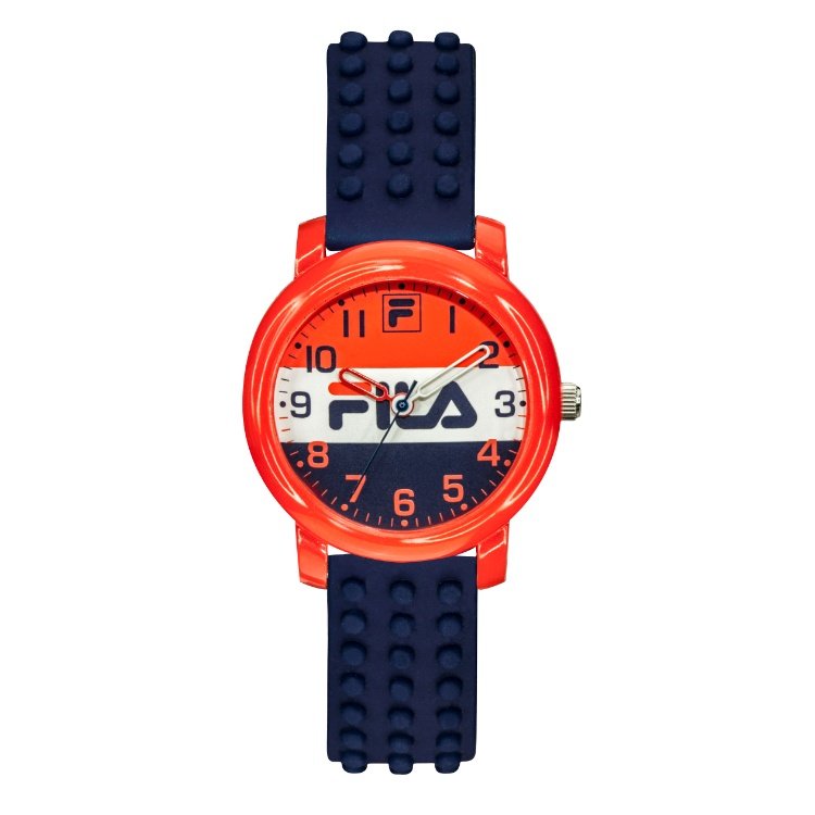 Montre pas chère pour Analogique pour Enfant en Plastique et Silicone, Rouge, Bleu - 38-203-004