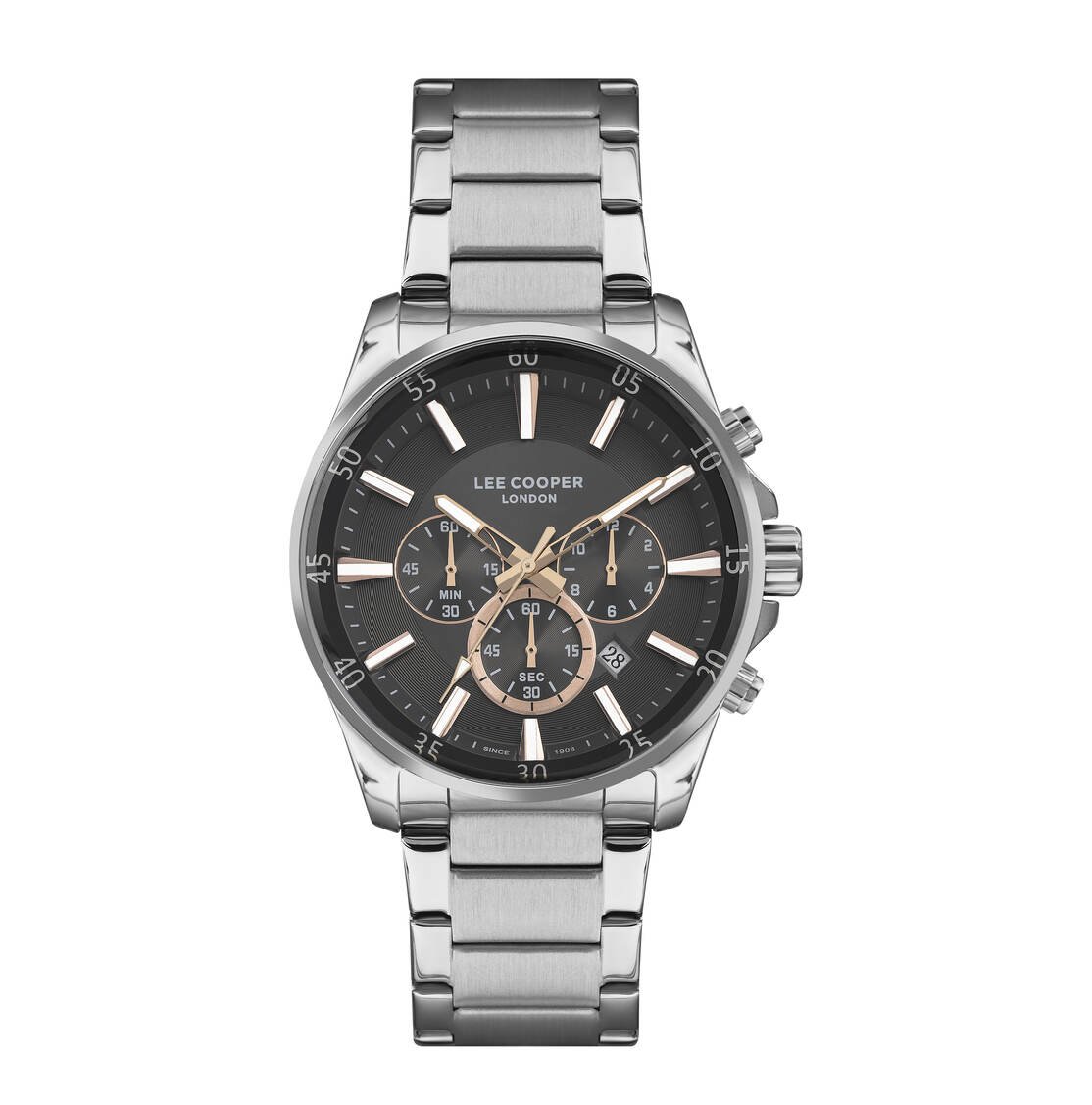 Montre Quartz pas cher pour Homme en Métal, de couleur Argenté - Lee Cooper London - LC07322.360