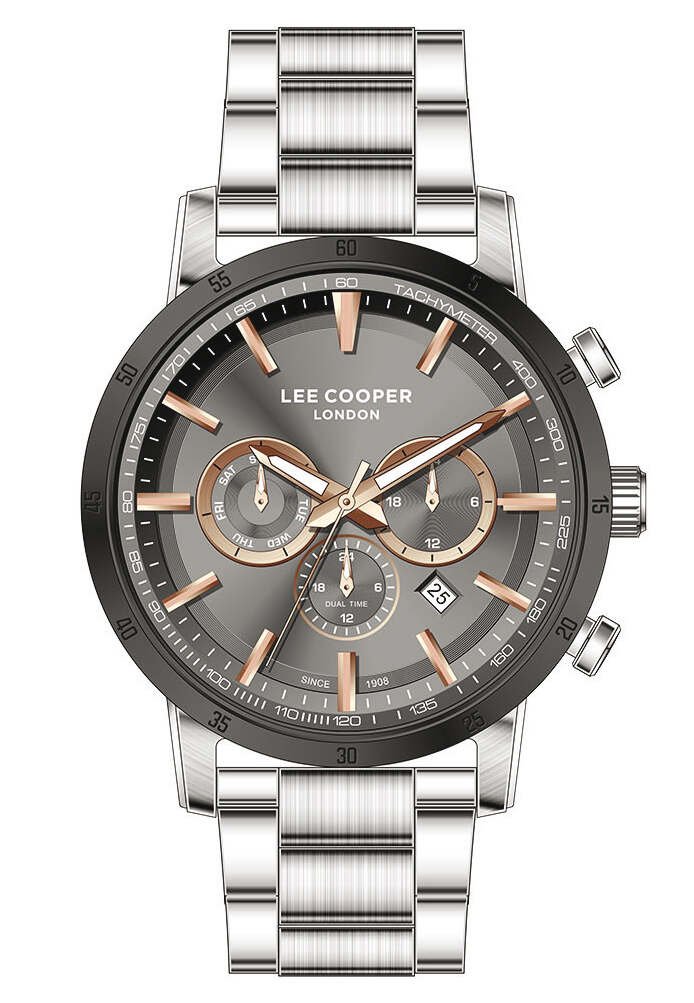 Montre Quartz pas cher pour Homme en Métal, de couleur Argenté - Lee Cooper London - LC07357.360