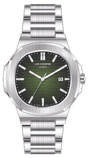 Reloj de Cuarzo Barato para Hombre en Metal, color Plata - Lee Cooper London - LC07368.370