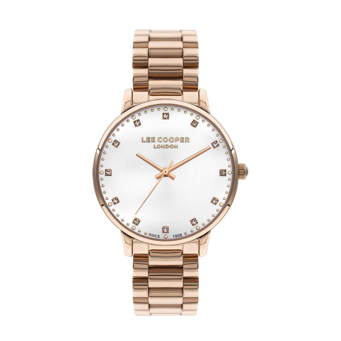 Montre Quartz pas cher pour Femme en Métal, de couleur Doré Rose - Lee Cooper London - LC07548.430