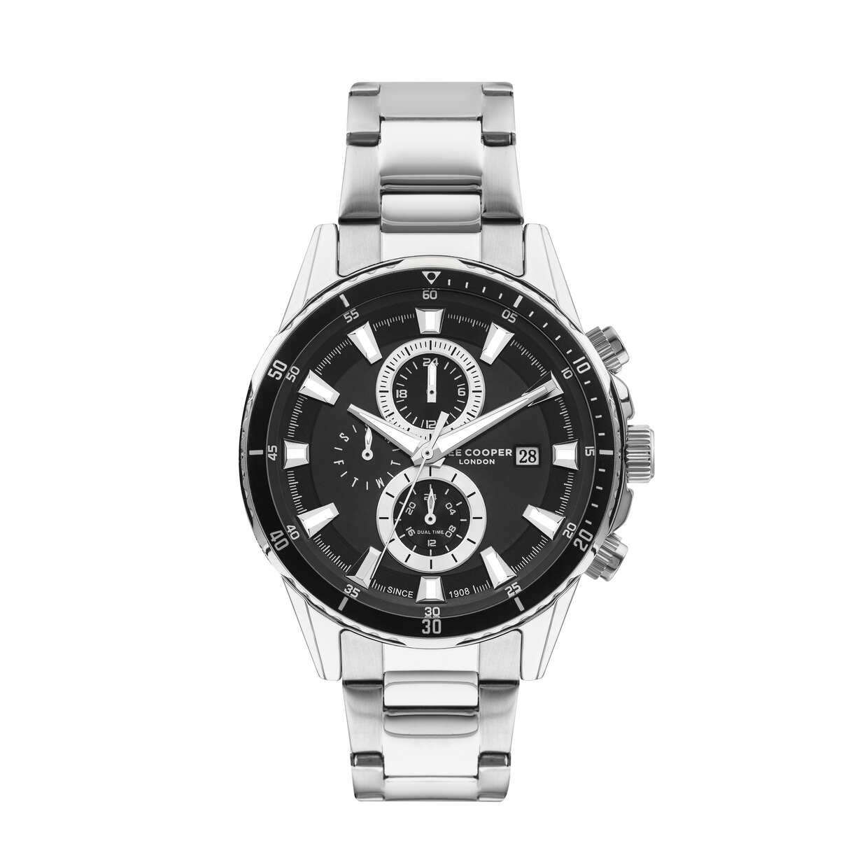 Cheap Men's Quartz Watch in Metal, Silver Color - Lee Cooper London - LC07627.350