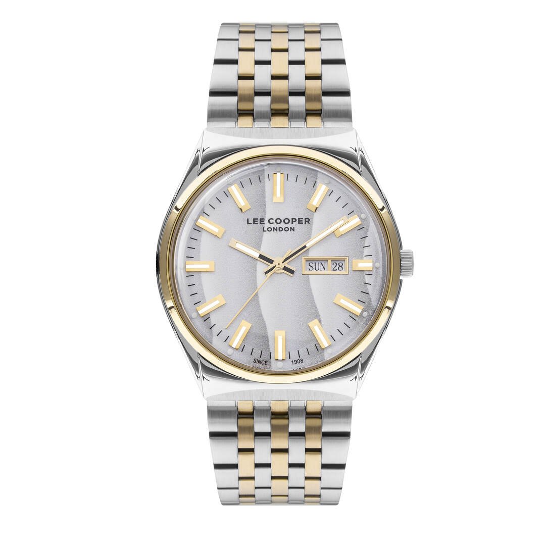 Montre Quartz pas cher pour Homme en Métal, de couleur Argenté, Doré Rose, Doré Rose - Lee Cooper London - LC07630.530