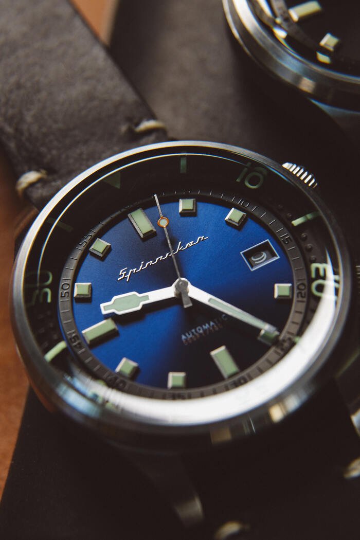 Herrenuhr in Blau, Grau, Schwarz BRADNER - SPINNAKER | SP-5062-03